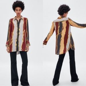 Zara Printed Blouse